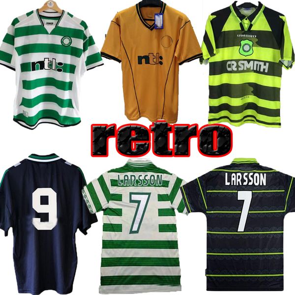 

1985 1986 1996 1997 1998 2000 2001 2002 2003 celtic soccer jerseys 95 96 97 larsson nakamura keane 85 86 00 01 02 03 celtic football shirts, Black;yellow