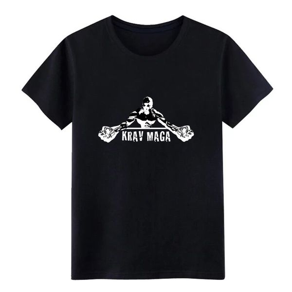

krav maga fists black and white t shirt men printed cotton s-3xl graphic casual spring formal tshirt