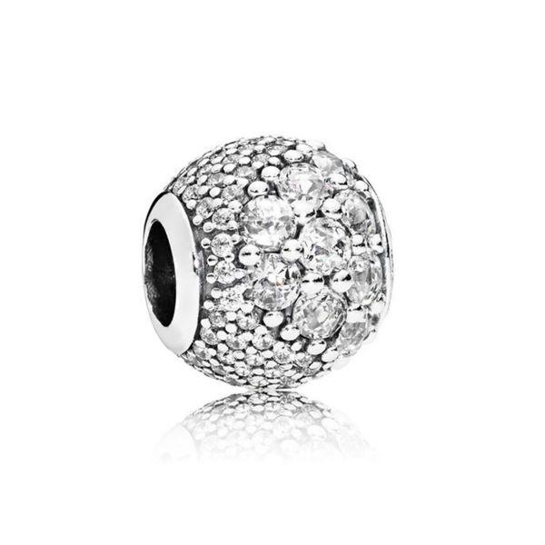 

new 100% 925 sterling silver 1:1 authentic 797032cz enchanted pave charm bracelet original women jewelry gift, Black