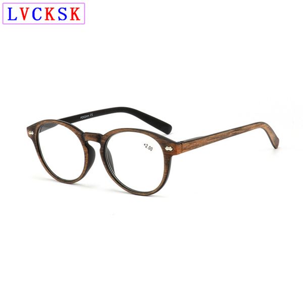 

oval pc frame reading glasses women men retro rivets faux wooden presbyopia eyeglasses magnifier hyperopia spectacles +1.0~+4 n5, White;black
