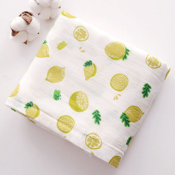 

100*120cm bamboo cotton baby blanket baby swaddling blanket infant bamboo cotton muslin blanket wrap newborn stroller cover 200925