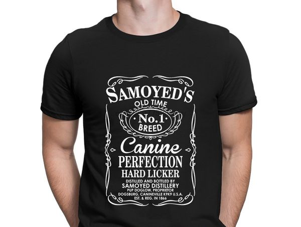 

самоеды dog old time no1 порода собаки совершенство t shirt famous design весна 2020 outfit tshirt мужчина basic basic solid o-образный выре