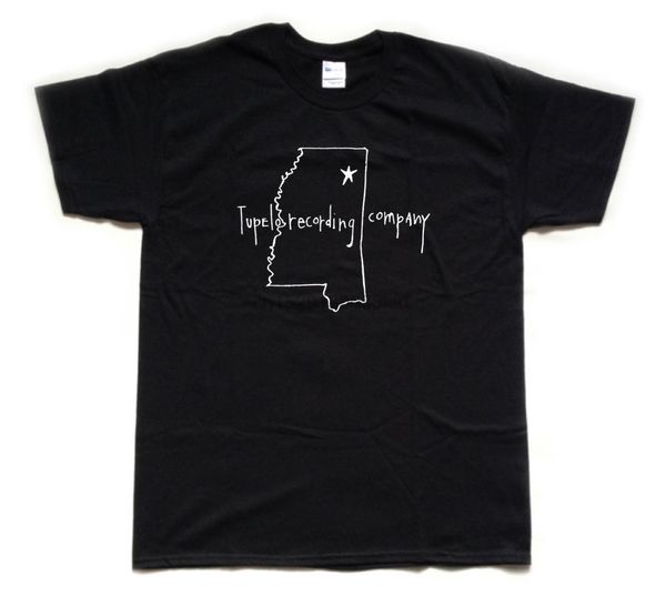 

tupelo recording company screen printed grunge tribute t shirt