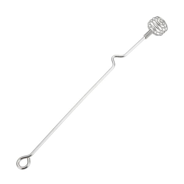 

honey dipper - stainless steel honey stick for scooping 24.5x2.5cm silver