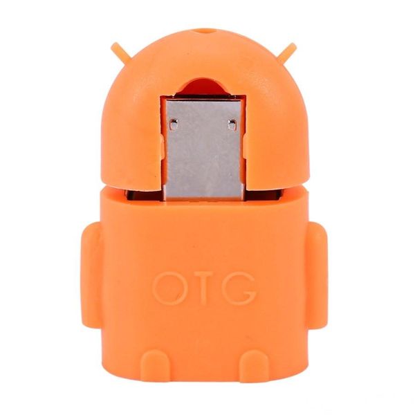 

vife micro usb to usb 2.0 otg adapter converter robot shape connector for tablet pc to flash mouse keyboard universal
