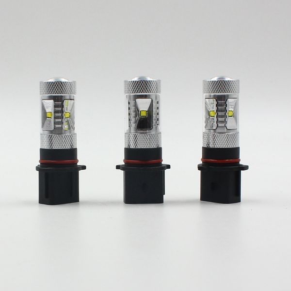 

rockeybright 2pcs car 6000k xenon white with creesled p13w sh23w psx26w drl fog lamp daytime running light bulbs for cx-5