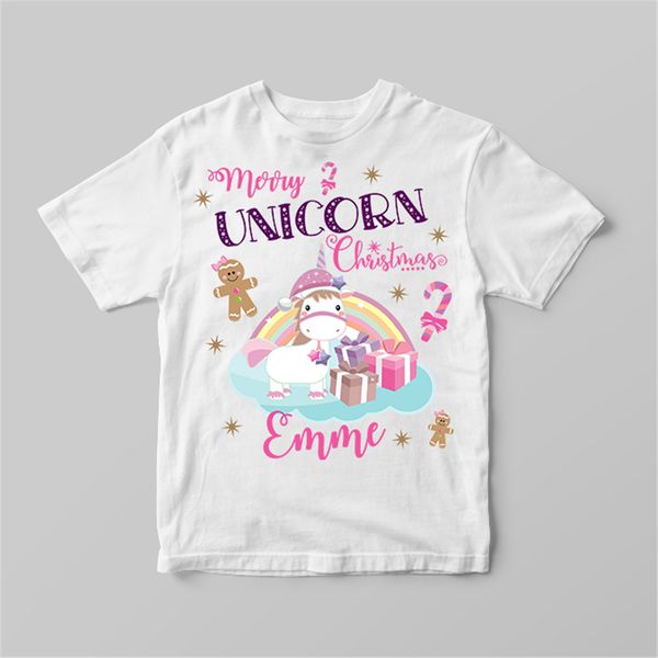 

personalised merry christmas children's kids t shirts t-shirt xmas latest new style tee shirt