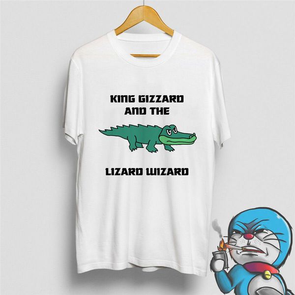 

king gizzard and the lizard wizard logo men's t-shirt usa size s - xxxl adults casual tee shirt