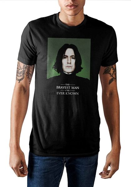 

severus snape the bravest man ive ever known men t shirt custom printed 100% cotton t-shirts
