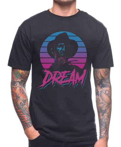 

dream freddy krueger t shirt 80's style cult film movie birthday present gift
