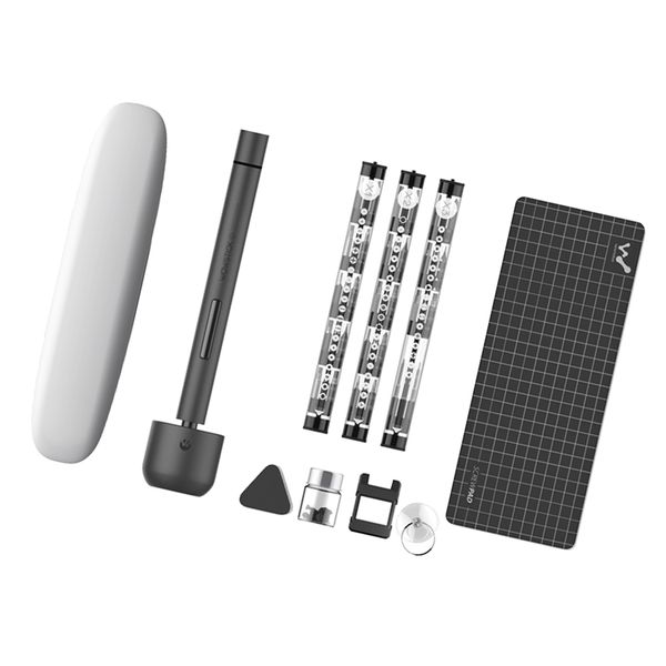 

mini precision electric screwdriver cordless rechargeable powered led light