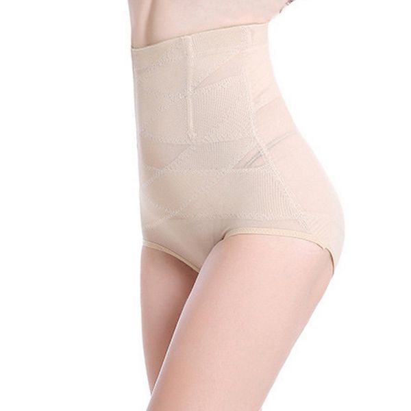 

waist underwear women shapewear briefs breathable -lumbar abdomen hip up slim control panties waist support, Black;gray