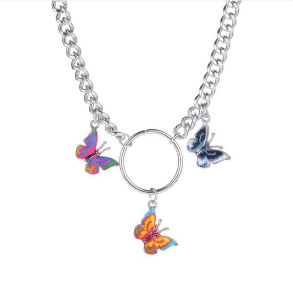 

pendant necklaces explosive fashion butterfly necklace ladies wear jewelry, Silver