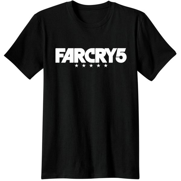 

far cry 5 logo casual fashion men tees t shirts gaming video game farcry 5 popular new cool novelty t-shirts classic
