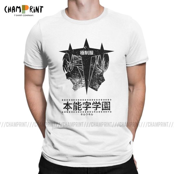 

гоку uniform men t shirt убийство la убийство японского аниме удивительный тройники с коротким рукавом crew neck t-shirt 100% хлопок плюс ра