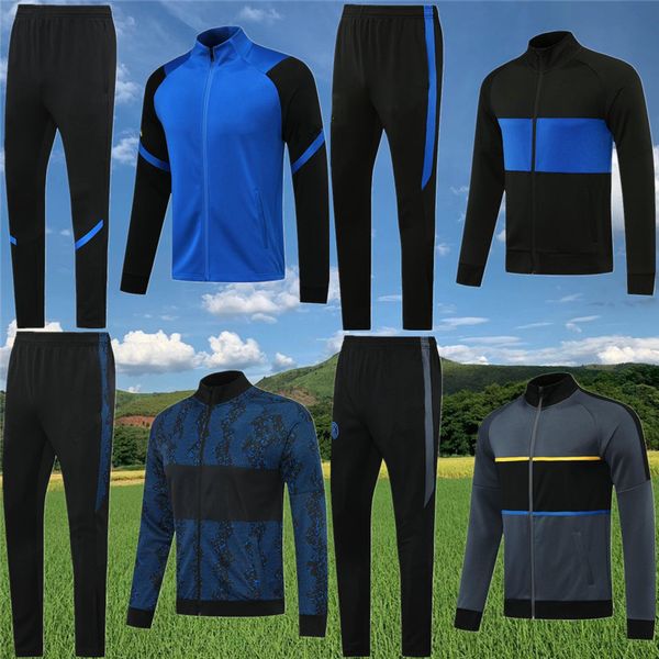 

inter lukaku lautaro soccer jackets tracksuit 2021 22 alexis training suit skriniar godin sensi barella eriksen football survetement, Black