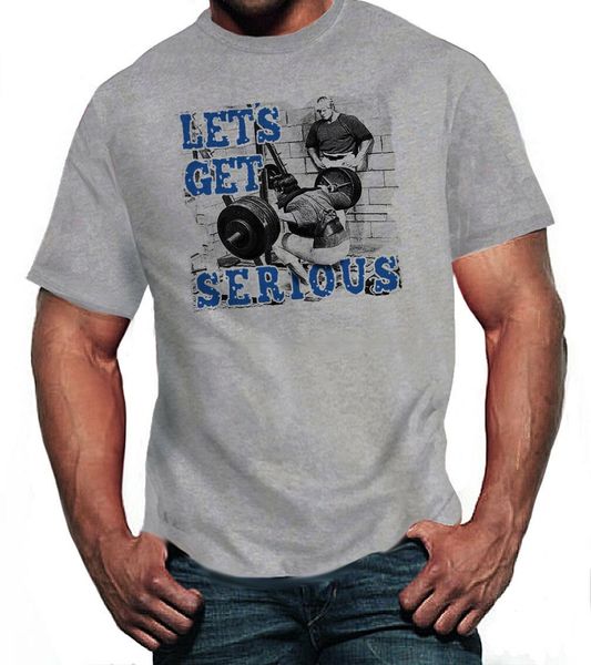 

let's get serious old school bodybuilding arnold draper 70'ssale round neck cotton casual muscle men's t shirts