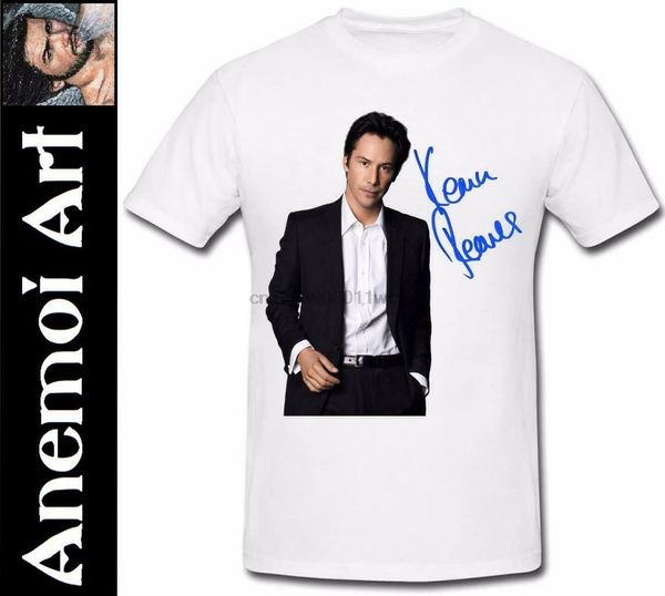 

t261 подпись keanu reeves собственноручная подпись тенниска тройник футболки secret santa