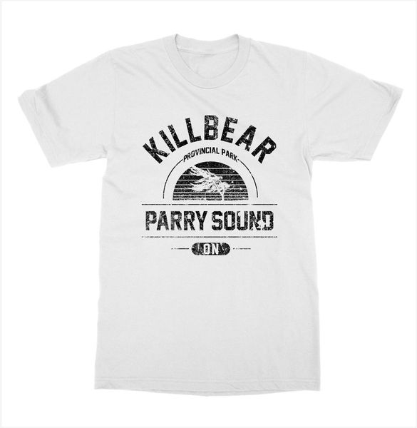 

2020 новый мужской parry sound онтарио t-shirt коттеджи канада отпуск camp outdoorer lodge tee shirt