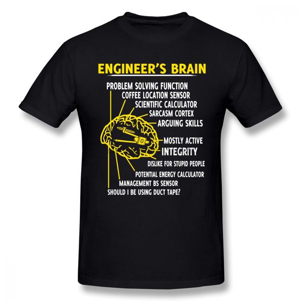 

engineer brain men t shirt new boyfriend oversize cotton short sleeve shirts for boys