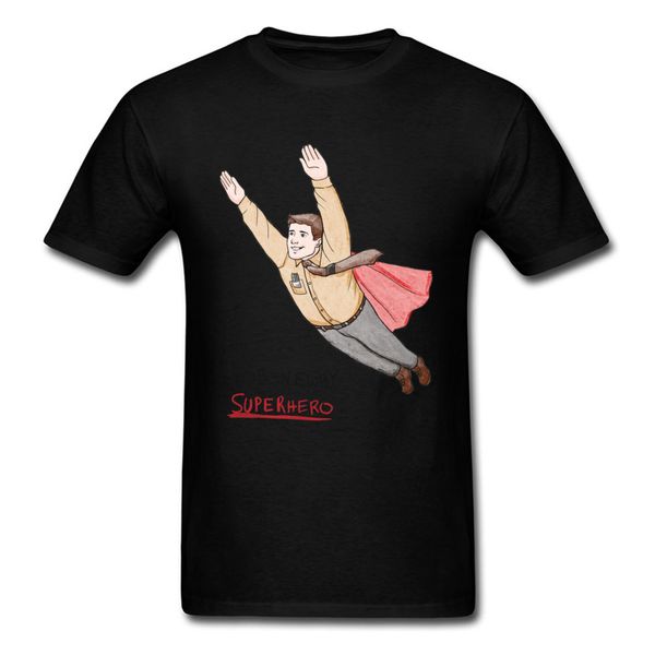 

bob newby superhero tshirt stranger things t shirt men black clothes short sleeve tees cotton thriller tv t-shirt