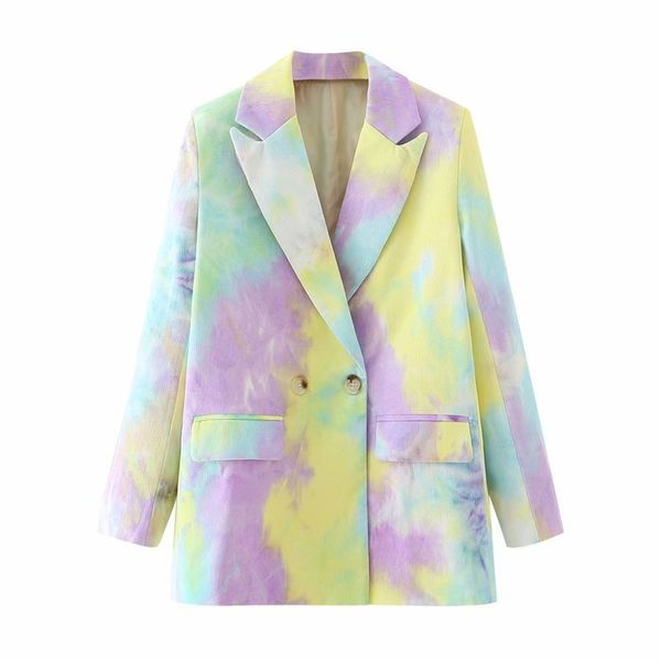 

dt - 27677 2020 fall to europe and the united states women's clothing to dye the new suit women suit jacket, Black