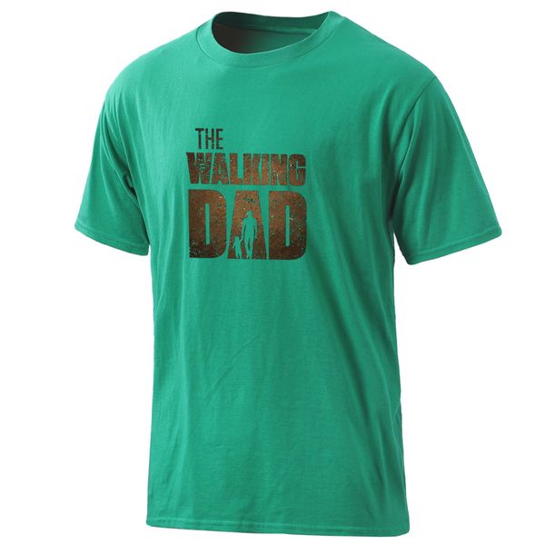 

the walking dad mens t-shirts 100% cotton o-neck clothing streetwear summer male hipster fashion tee shirts leisure retro