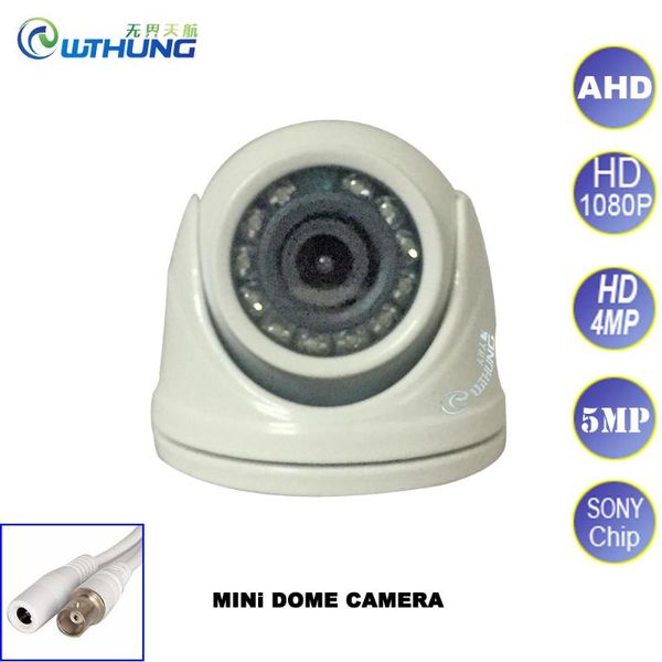 

hd surveillance security camera 1080p 5mp ahd camera sony cmos mini dome 12 ir led ir cut filter night vision waterproof home
