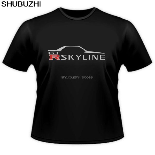 

автомобиль gtr skyline r34 t-shirt логотип на передней drift car drifting хлопок hip hop t shirt мужчины мужчины 100% хлопок футболка sbz547