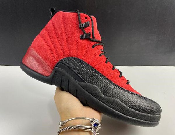 

basketball shoes athletic shoes 12s reverse flu game men's shoes