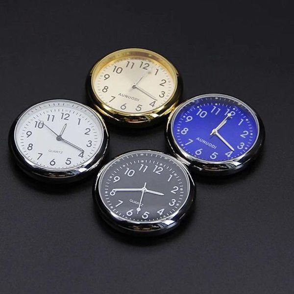 

desk & table clocks 2021 est mini luminous car auto dashboard quartz time clock ornaments interior decor kit