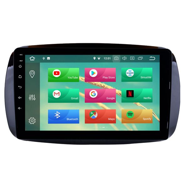 

9 inch car multimedia system android 10 for mercedes-benz smart fortwo 2015 2016 with bluetooth usb wifi support swc