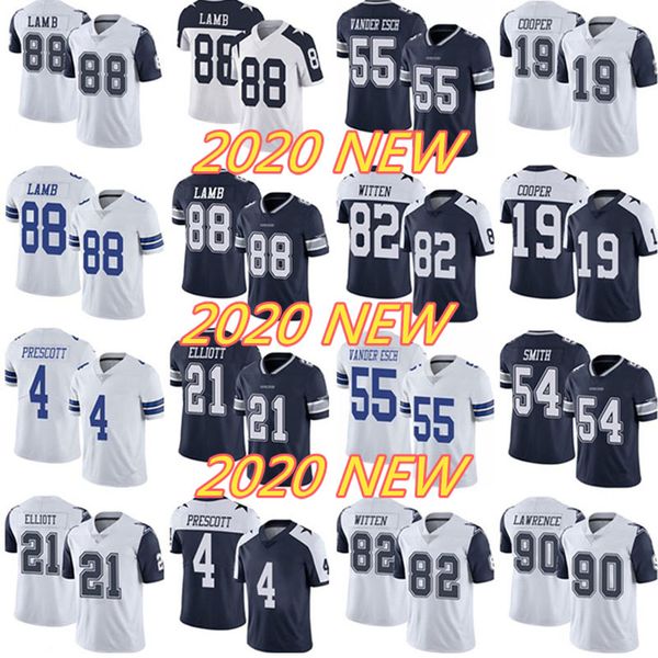 

custom dallas cowboy 88 ceedee lamb dak prescott ezekiel elliott jersey leighton vander esch demarcus lawrence amari cooper jason witte, Black;red