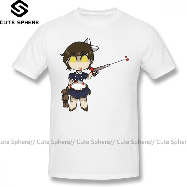 

bioshock t shirt little sister bioshock t-shirt graphic 100 cotton tee shirt xxx men short sleeve classic cute tshirt