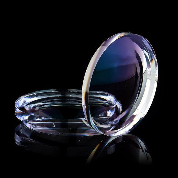 

catei karrui 1.67 ultra-thin anti-scratch aspheric resin lens plus film plus hard myopia glasses reading glasses anti blue rays, Silver