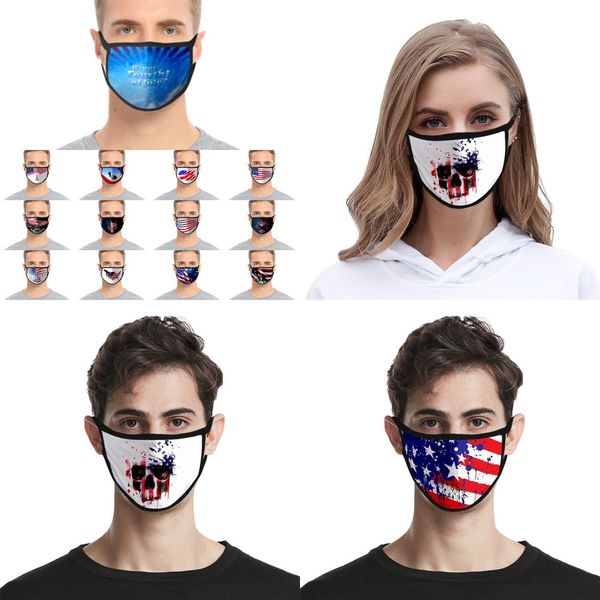 

print double layer mask foral face dustproof anti-uv designer masks fashion women men mout 0c06