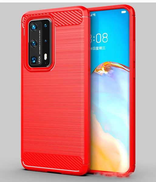 

carbon fiber texture slim armor brushed tpu case cover for huawei y5p y6p y7p p40 lite e p40 pro p40 pro plus honor 9s 9c crexpress