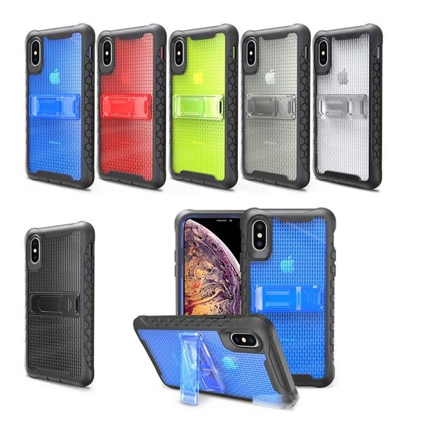 

hybrid football robot shockproof dual layer soft tpu pc armor rugged kickstand case for iphone xs max xr x 8 7 6 samsung s9 plus note 9