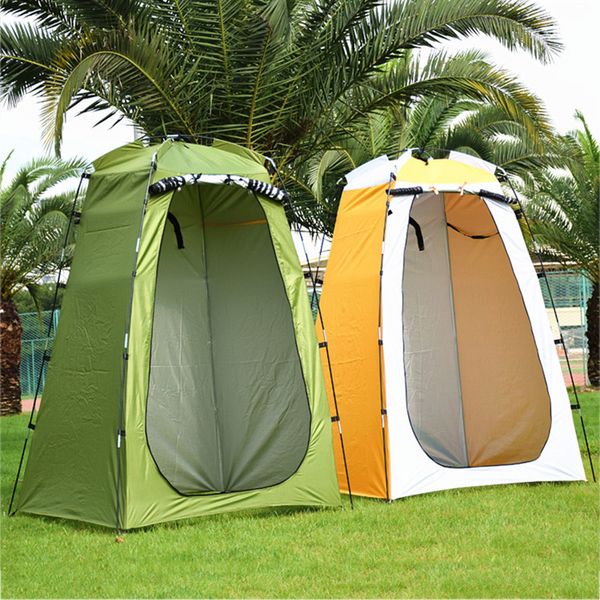 

tents and shelters portable outdoor shower tent camping toilet changing room rain shelter with window for beach foldable carry bag