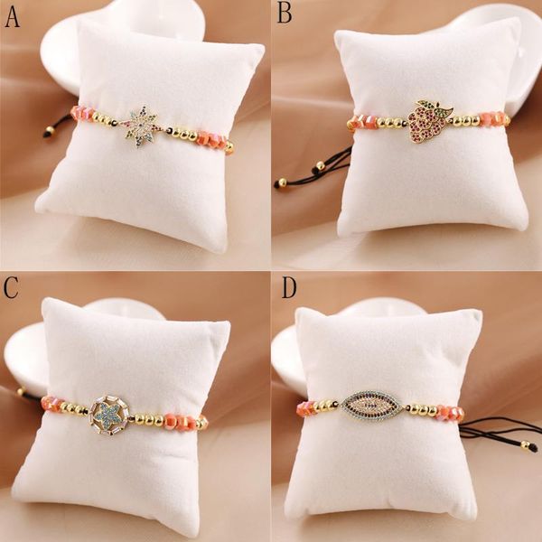 

fashion woven natural stone bracelet crystal woven adjustable beaded bracelet women jewellery pulseira feminina gifts, Golden;silver