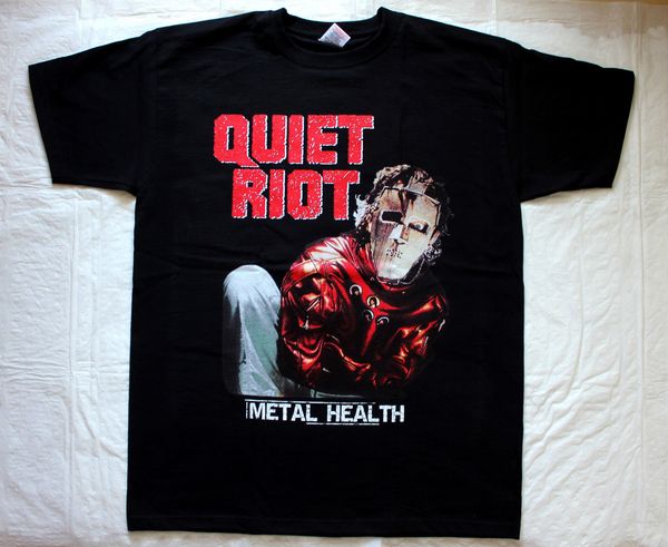 

quiet riot metal health '83 heavy metal glam хард рок wasp новая черная футболка новейший 2018 футболка мужская майка