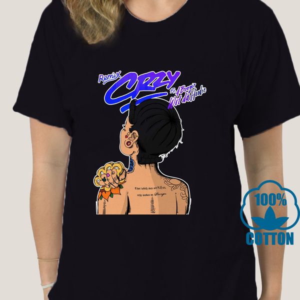

3765a men's crzy kehlani 100% cotton t-shirt white