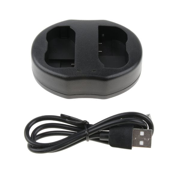 

usb двойной зарядное устройство для nikon en-el15 d750 d7100 d7000 d610 d800e d600 - черный