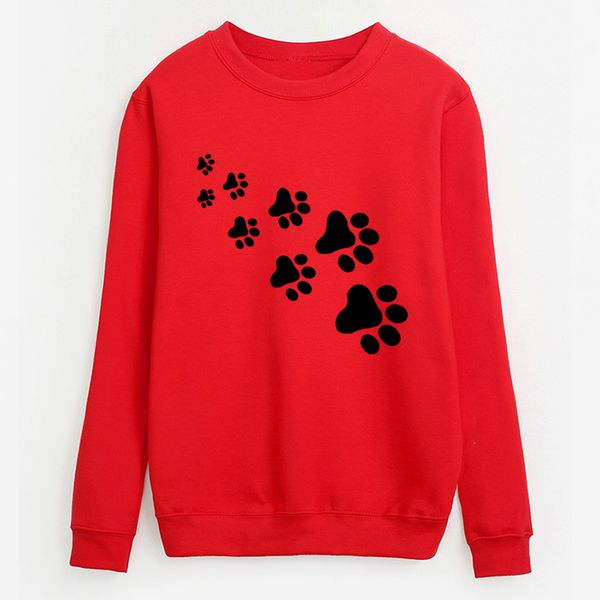 

женщин вскользь флис хип-хоп костюмы femme 2020 каваи кошка лапами печать толстовки моды hoodies пуловеры уличной s-xxl, Black