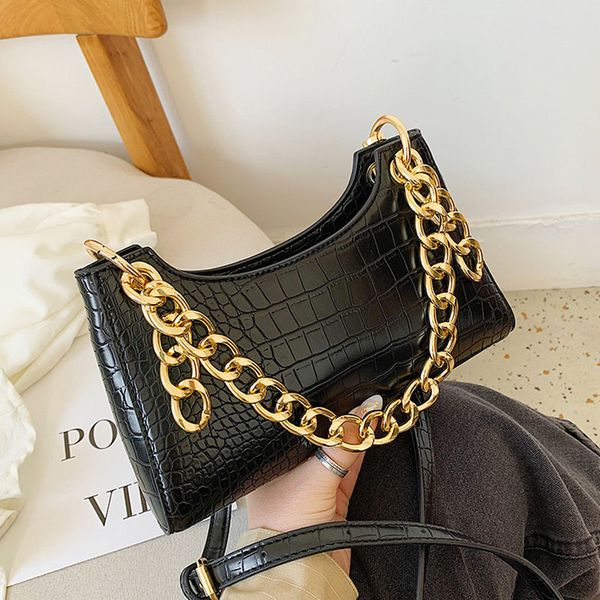

stone pattern chain designer leather crossbody bags for women fashion shoulder messenger bags female 2020 luxury handbags