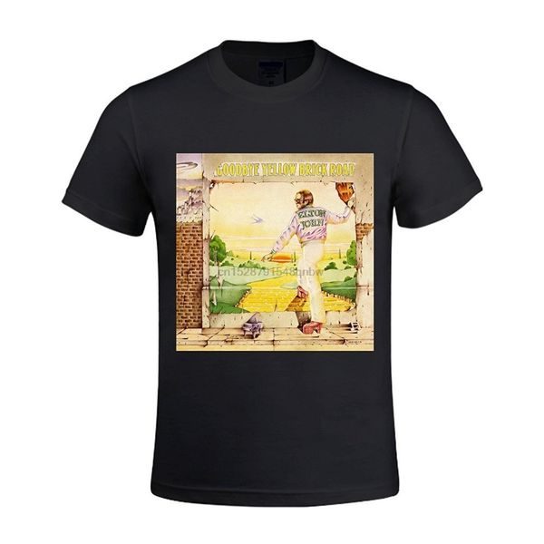 

elton john goodbye yellow brick road black tee shirts for men