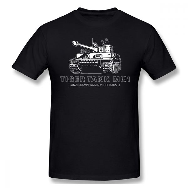 

german army wwii achtung panzer tiger tank mk1 forces men t-shirt 2019 men fashion summer t shirt