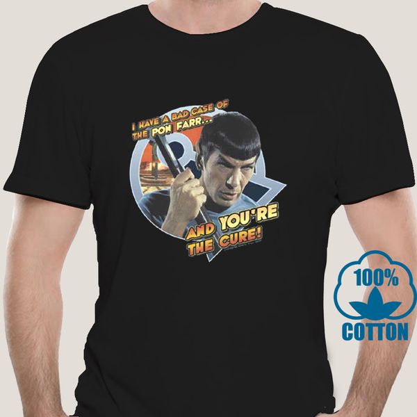 

0185d star spock case of pon farr youre the cure t-shirt all sizes