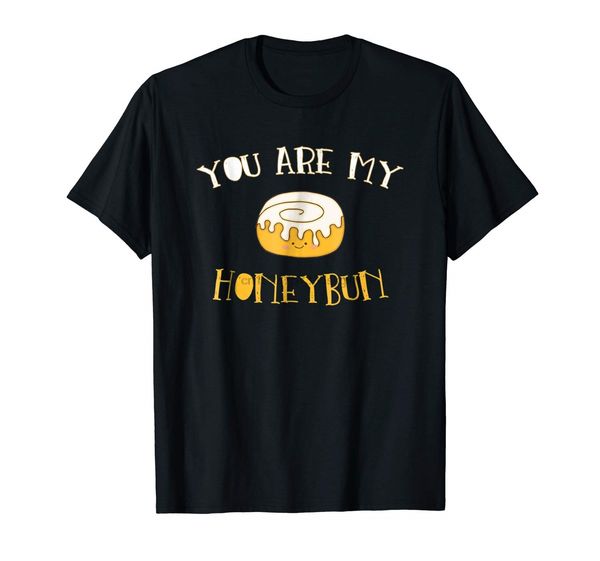 

мужская мода тенниска you are my honeybun cute food десерт тенниска