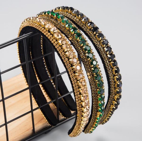 

women's headband vacation party hairband hair band hoop accessories crystal beads headpiece bejeweled padded rhinestone for women by026, Silver